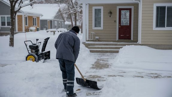 Snow on a Shovel