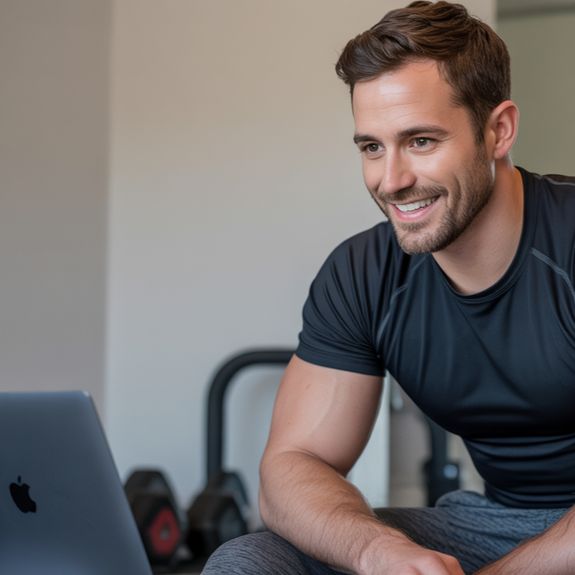 Crop sportive couple clasping hands in gym