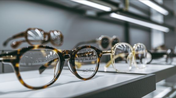 A Man Having an Eye Examination