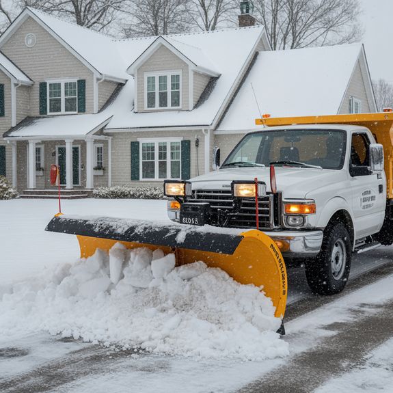 Driveway Snow Plowing