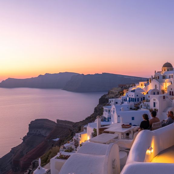 Sunset in Oia