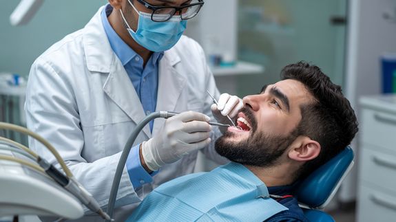 A Woman Patient Getting Dental Treatment