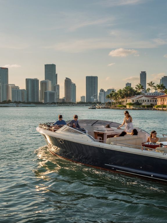 Boat Cruise Through Biscayne Bay