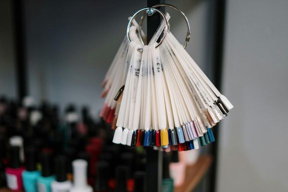 White and Red Clothes Hanger