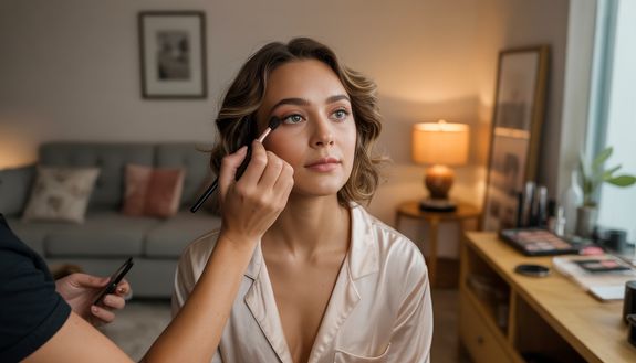 Woman Doing Makeup 