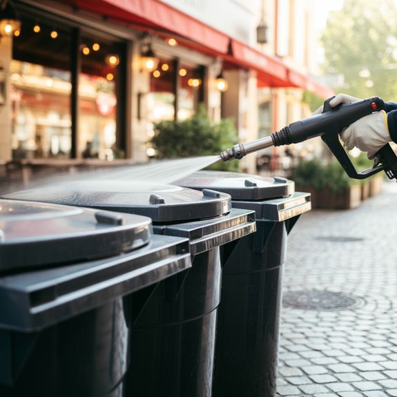 Restaurant Waste Bin Cleaning