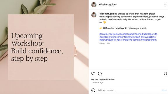 Follow along on Instagram — where I share daily inspiration, reflections, and gentle reminders.