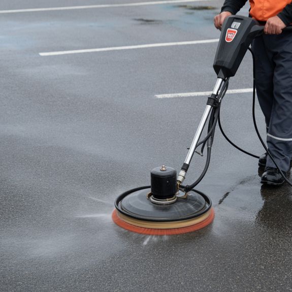Parking Lot Cleaning