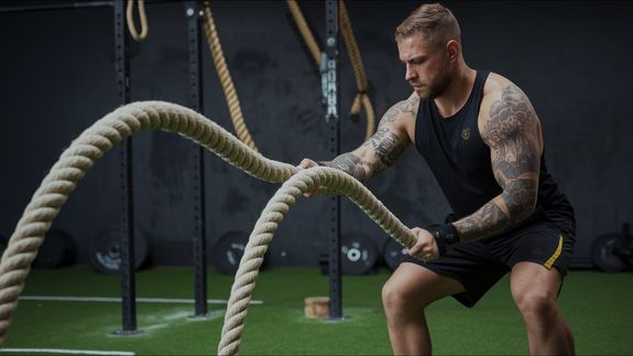 two person inside gym exercising