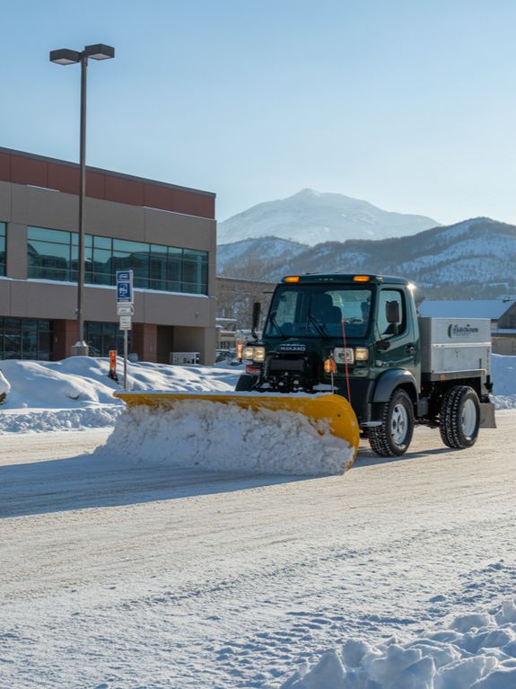Commercial Lot Snow Removal