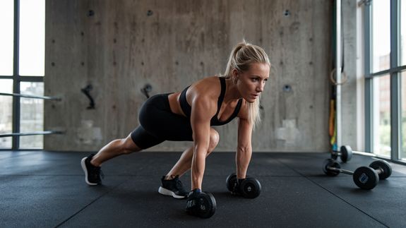 Man Doing Push Ups 