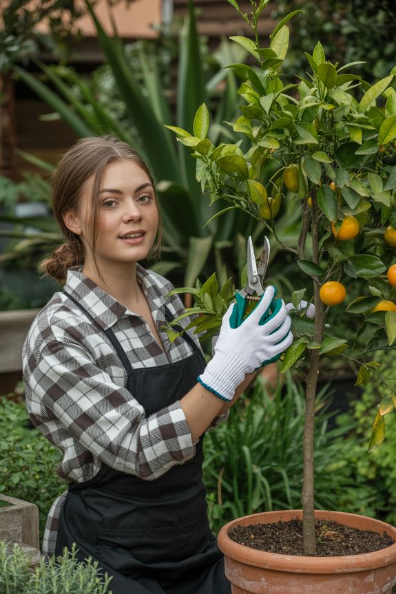 Can you remove brush around trees and other plants?