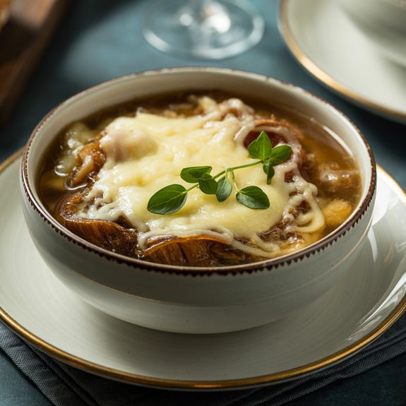 Soupe à l’Oignon Gratinée