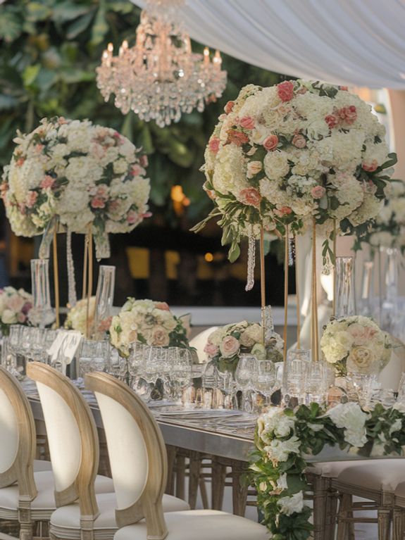 Reception Table Centerpieces