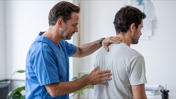 Getting a Back Massage