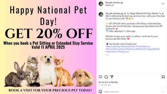 Follow Us on Socials For Daily Pupdates, Pet Care Tips & Promos!