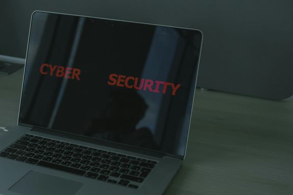 Laptop in Close Up Shot