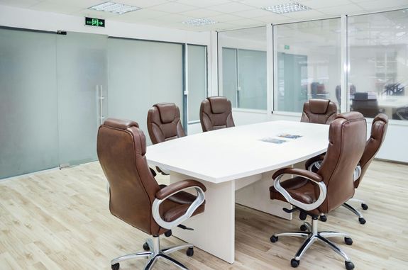 Chairs and Table in Office