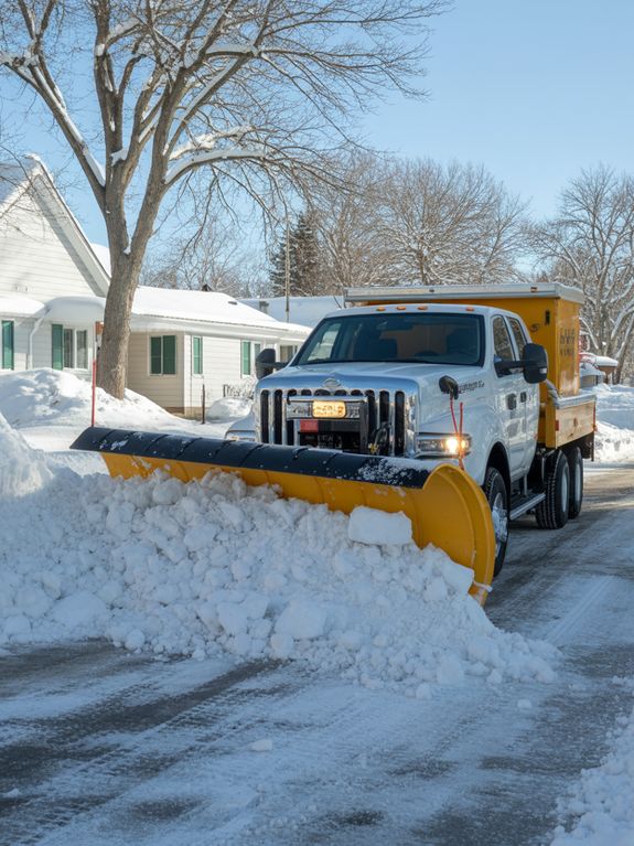 Driveway Snow Plowing
