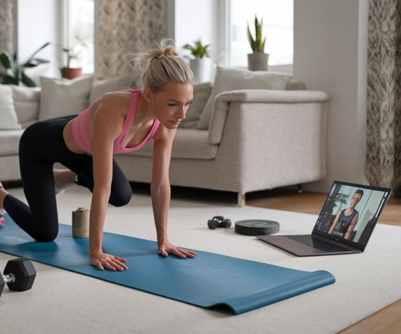 Combines accountability of in-person training with the flexibility of remote coaching