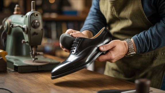 Close-Up of a Sewing Machine