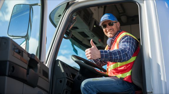 Person Holding Steering Wheel of Car