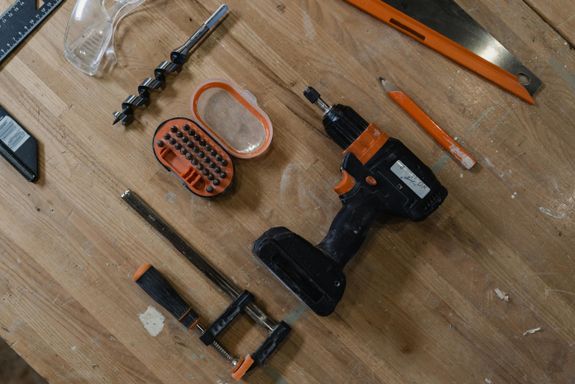 Close-Up Shot of Carpentry Tools