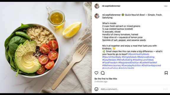 Join me on Instagram for practical tips, recipes, and real-life wellness.