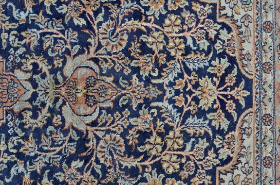 Abstract background of carpet with floral ornament