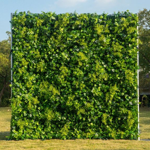8' x 8' Flower or Greenery Wall Rental – $300: