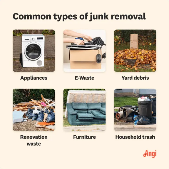 What types of junk do you remove?