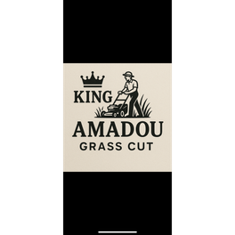 Amadou lawn care service logo