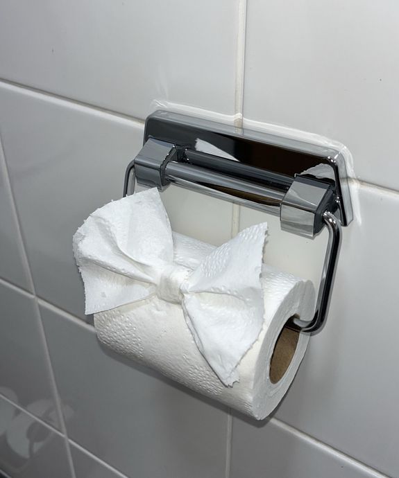 Woman Wiping The Table With Cloth