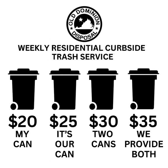 Reliable Curbside Trash Pickup in Spotsylvania and Stafford