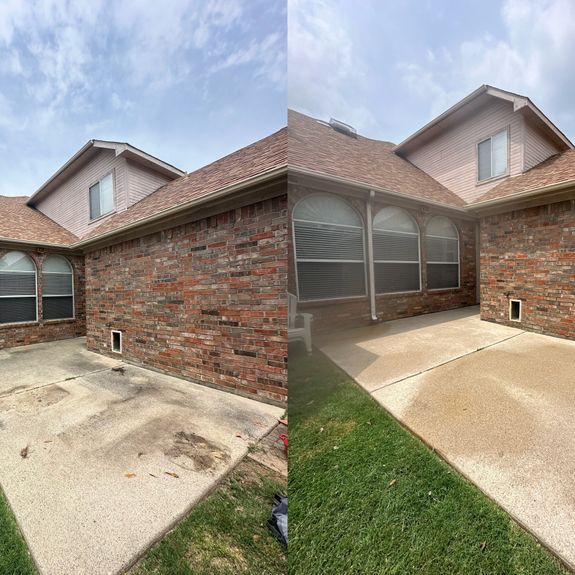 How often should I schedule residential power washing?