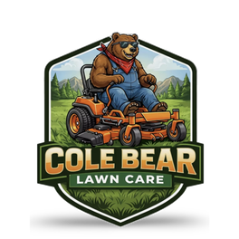 Cole bear lawn care logo