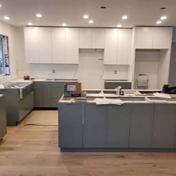 How long does the cabinet installation process take?