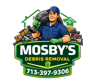 Mosby's debris removal. logo