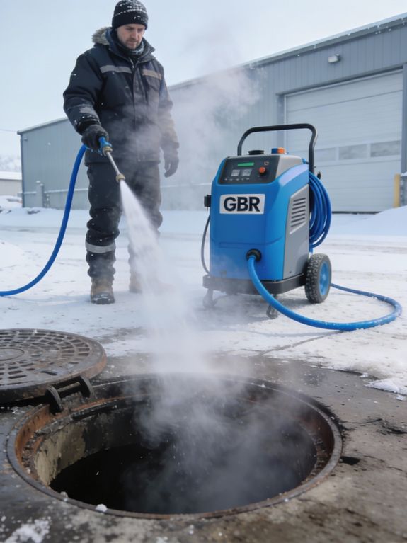 Frozen pipe clearing
