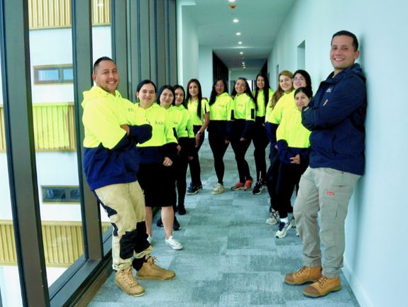 A Person Cleaning a Kitchen Counter