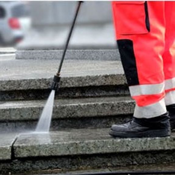 Is pressure washing safe for my building's exterior?