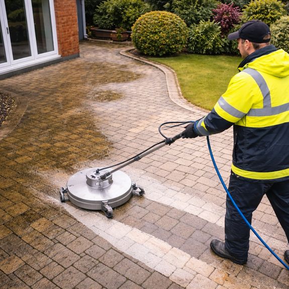 How long does a driveway cleaning service take?