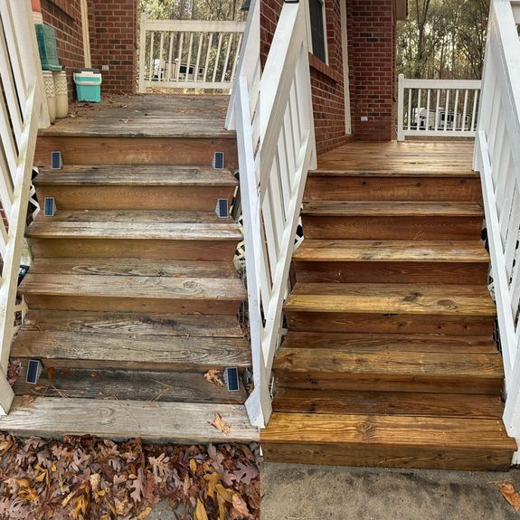 What areas of my home can you pressure wash?