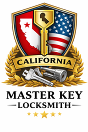 California master key locksmith  logo