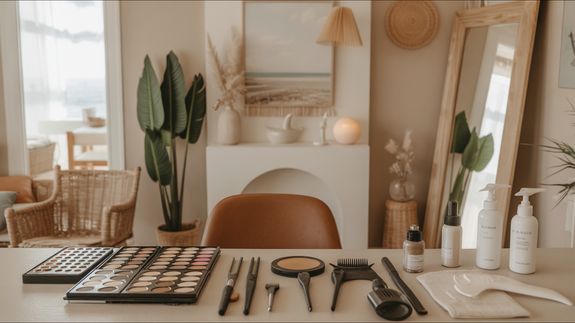 Shallow Focus Photo of Make-Up Brushes