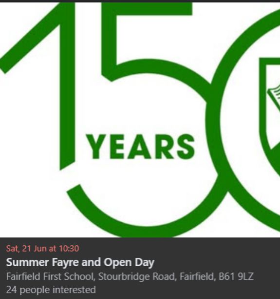 Fairfield First School Fete