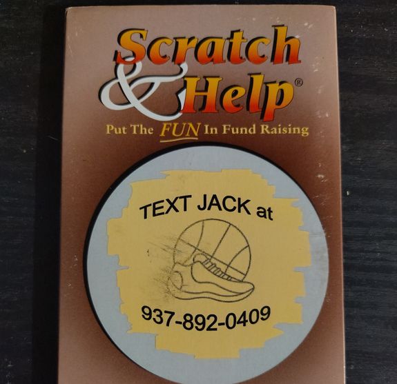 How does the Scratch and Help fundraising card work?