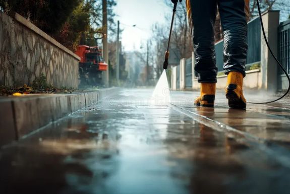 What surfaces can be power washed?