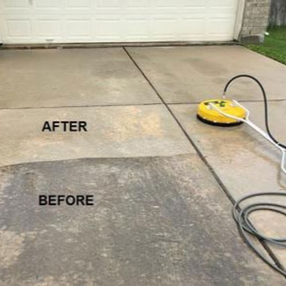 Driveway Pressure Washing