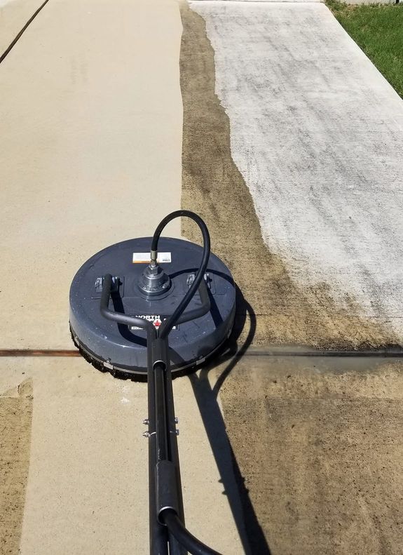 Can pressure washing damage my driveway?